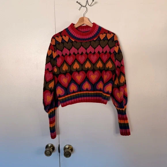 Farm rio full of hearts sweater - Picture 4 of 5